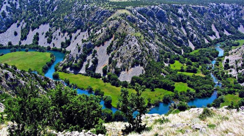 Campsite Kamp Kanjon Krupa Golubic (Zadar)